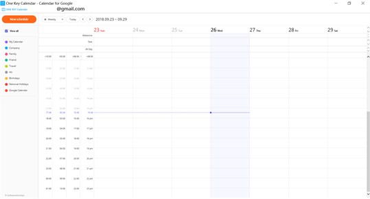 One Key Calendar - Calendar for Google screenshot 2