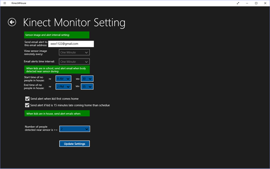 Kinect House Monitor screenshot 2
