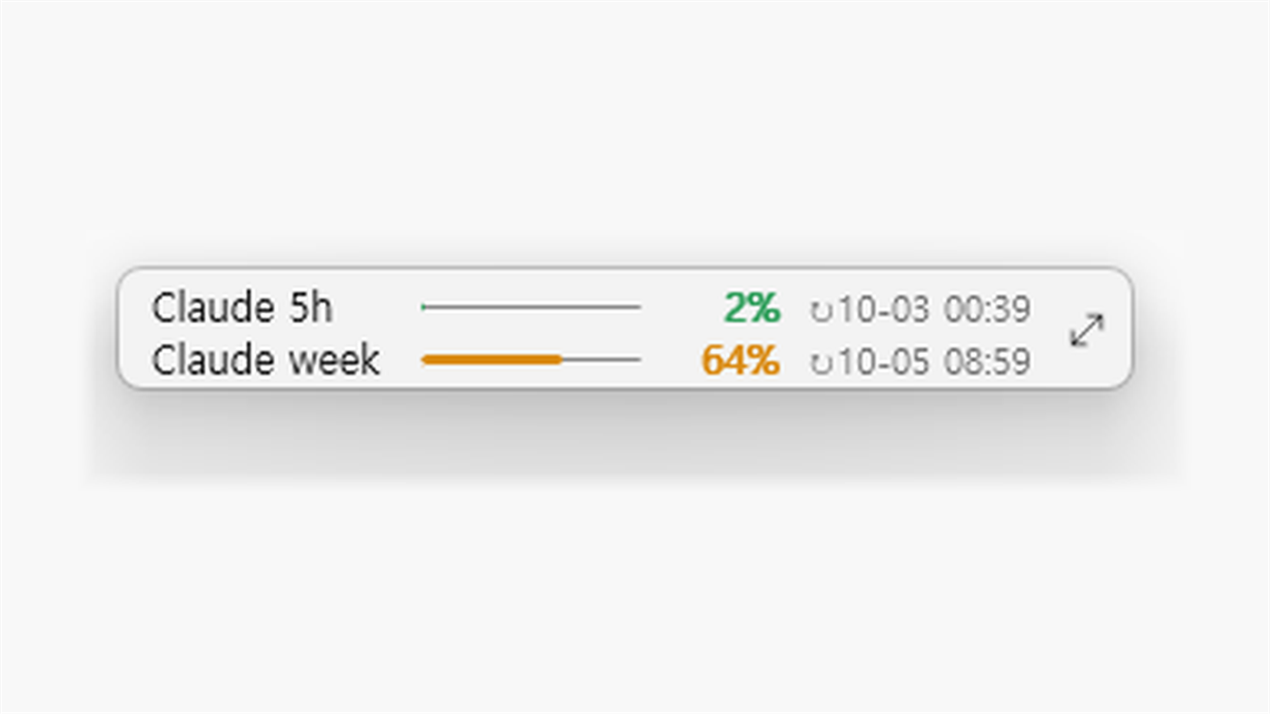 #3. Session Usage Widget (Windows) От: do-gongil