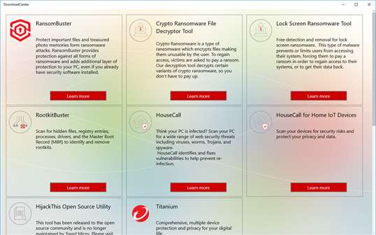 trend micro download center