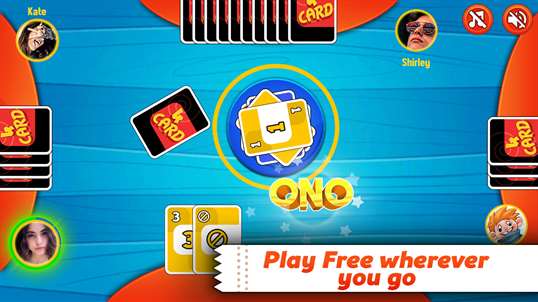 4 Colors Uno Card Game Free screenshot 4