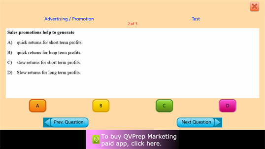 QVprep Lite Learn Marketing screenshot 9