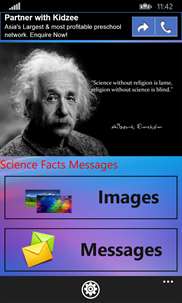 Science Facts Messages screenshot 1