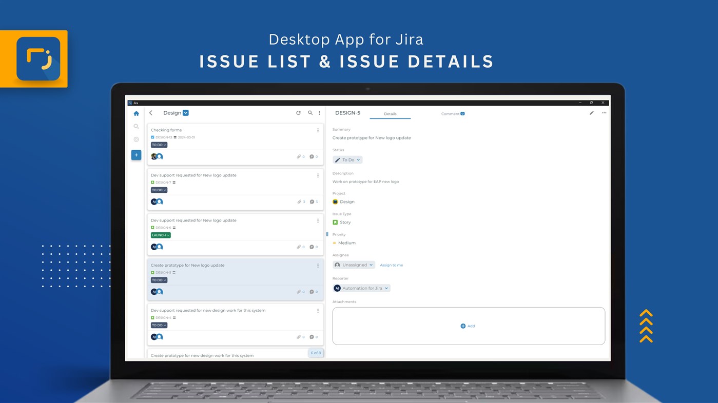 #1. Desktop App for Jira (Windows) โดย: Infosysta DWC-LLC