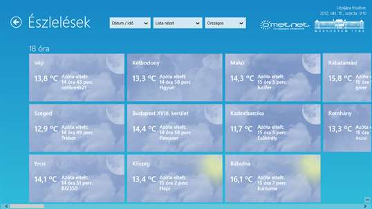 Időjárás mindenkinek screenshot 3