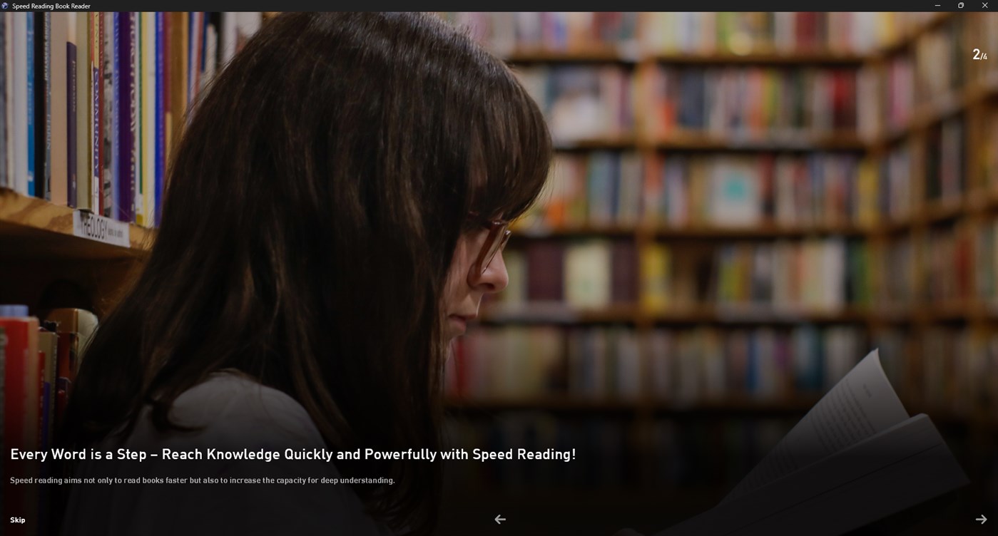 #1. Speed Reading Book Reader (Windows) By: Mental Sea Academy