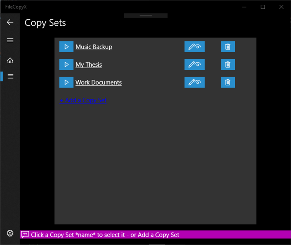 #1. FileCopyX (Windows) 由: Tzur Paldi