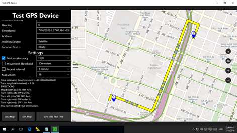 Test GPS Device Screenshots 2