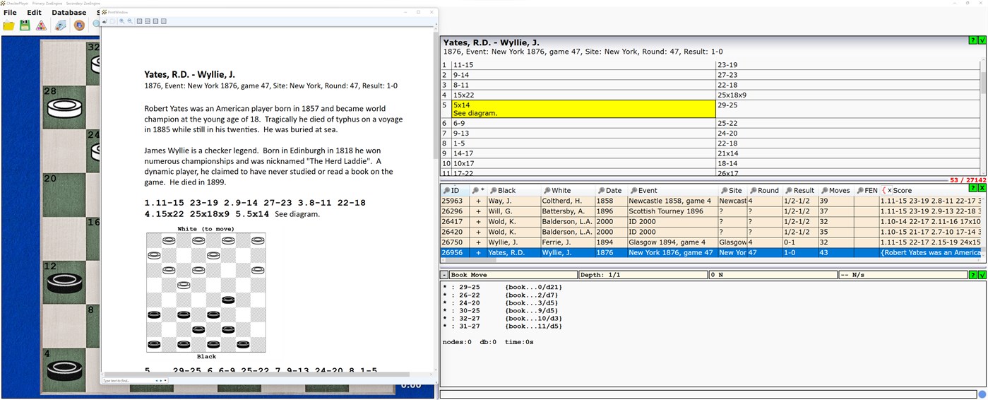 #3. CheckerPlayer (Windows) 由: ZoeZAP Software