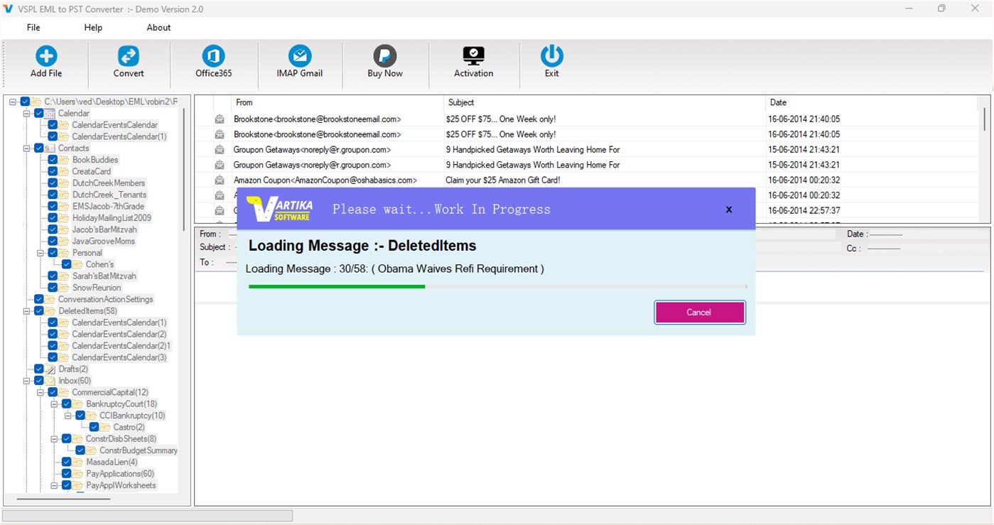 #3. EML to PST Converter (Windows) By: VARTIKA SOFTWARE PRIVATE LIMITED