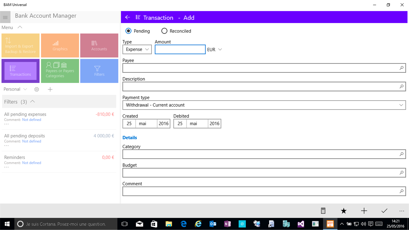 #3. BAM Universal (Windows) Podle: JPAUC