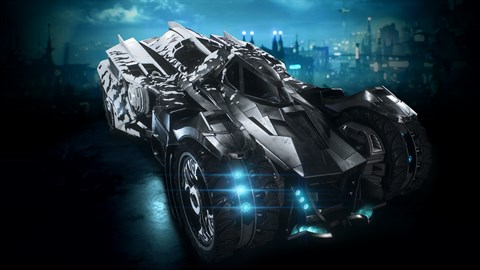 Batmobil med Rocksteadytema