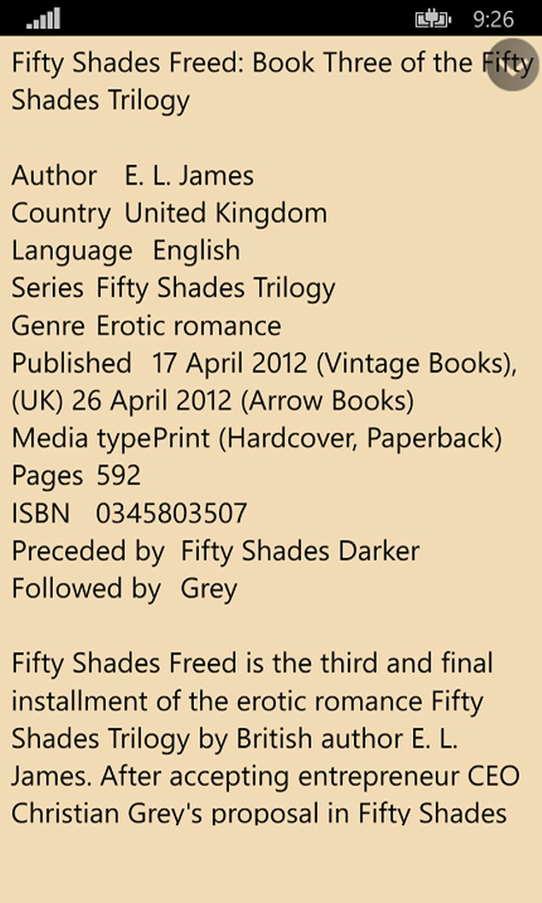 Get Fifty Shades Freed Book Microsoft Store