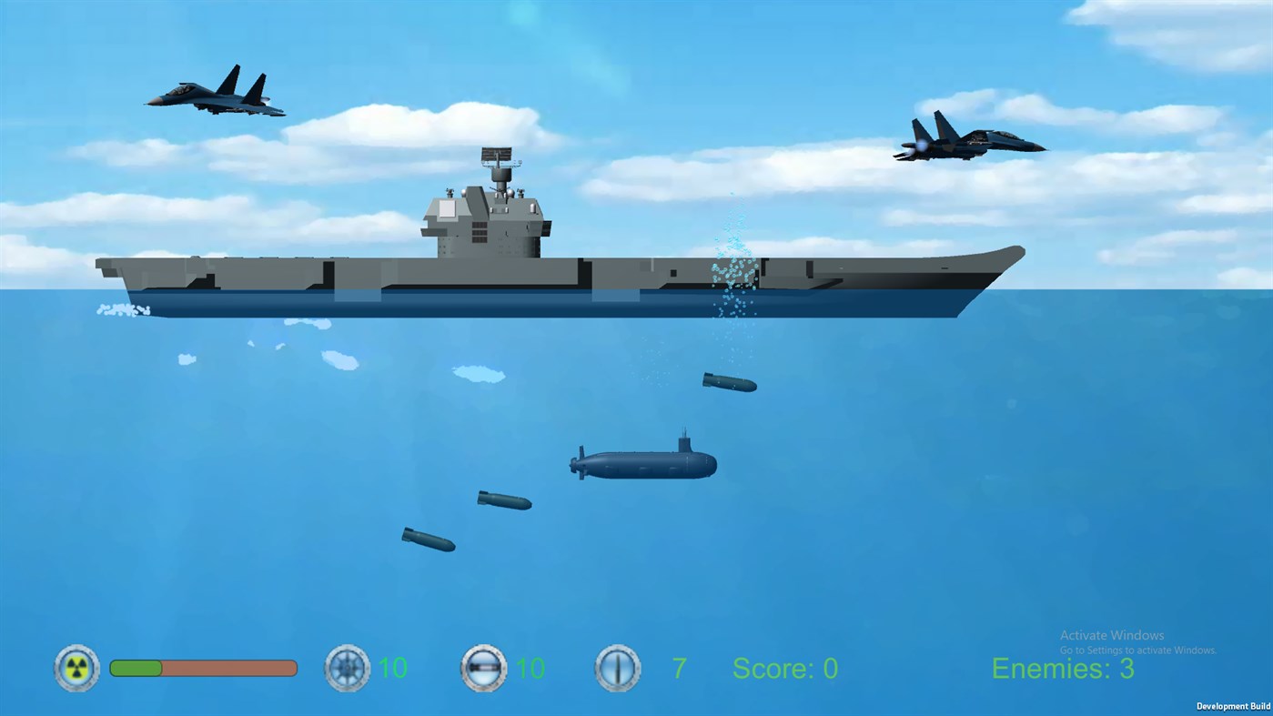 #2. Submarine Attack 3D (Windows) 由: Five Star Apps vAlexey Kropotin