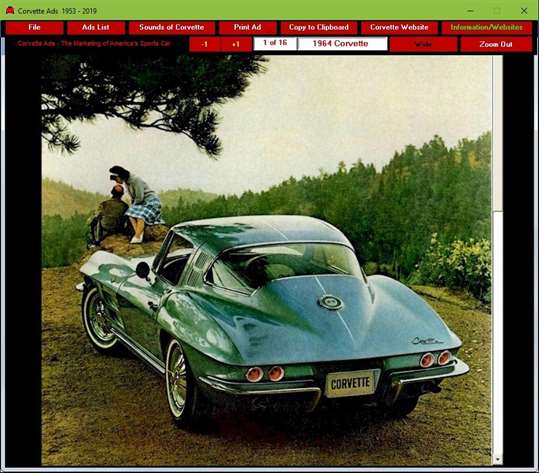 Corvette Ads 1953-2019 screenshot 2