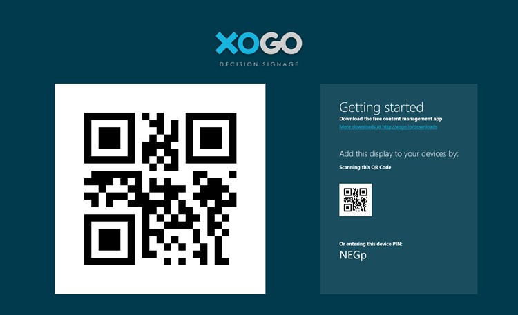XOGO Player Digital Signage - PC - (Windows)