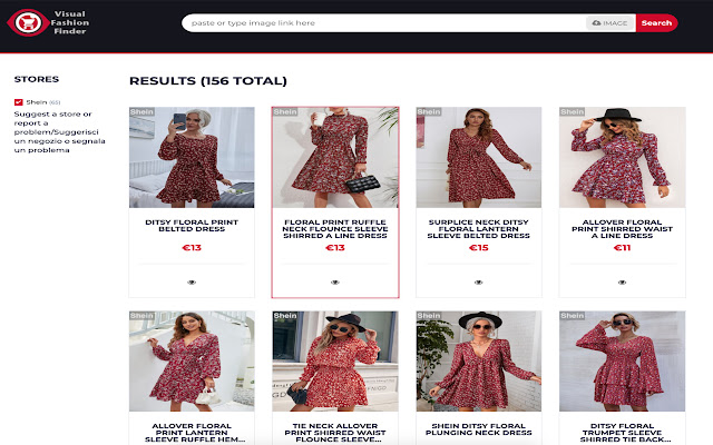 Search Shein by image