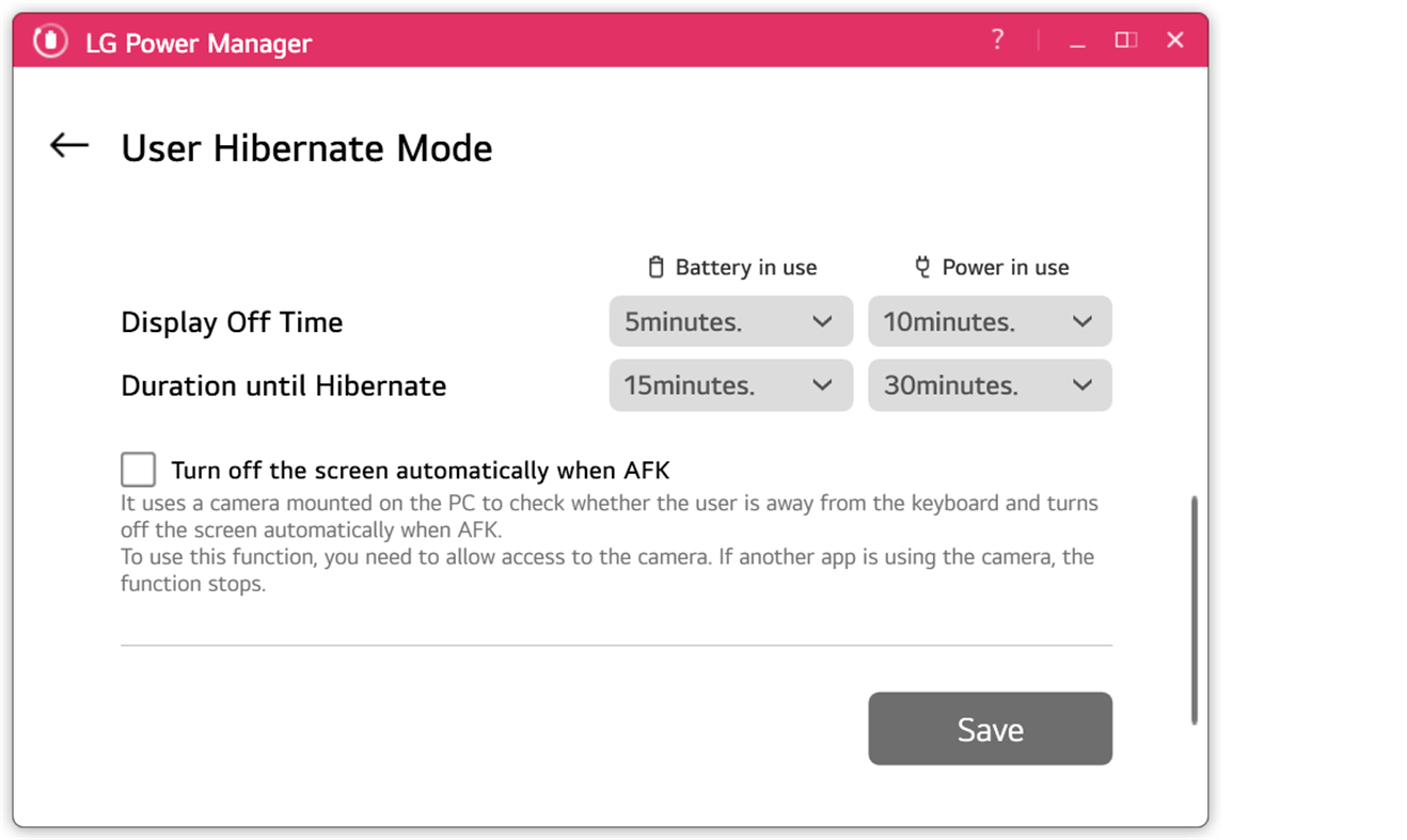 #4. LG PowerManager (Windows) 게시자: LG Electronics Inc.