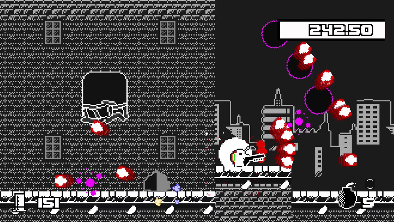 Unichrome: A 1-bit Unicorn Adventure screenshot 2