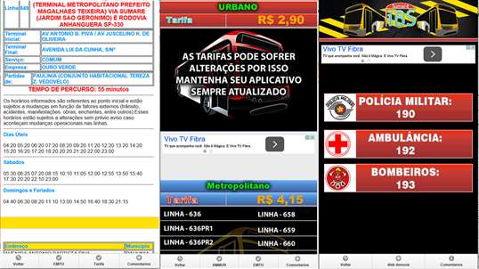 iBS Intinerarios busao de Sumare sp screenshot 2