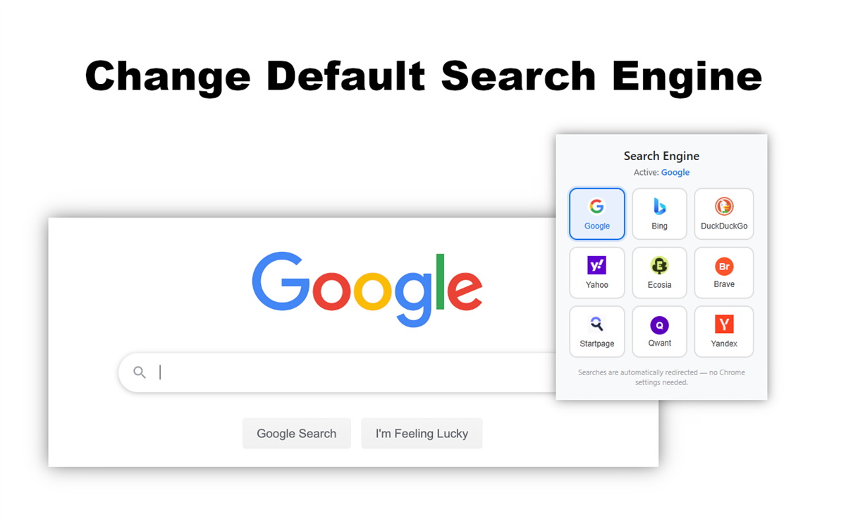 Change Search - Change default search engine
