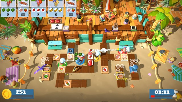 Overcooked! 2 - Surf 'n' Turf screenshot 1