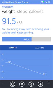 uR Health & Fitness Tracker screenshot 4