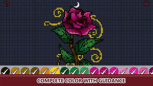 Tattoo Color By Number: Pixel Art, Adult Coloring Book screenshot 3