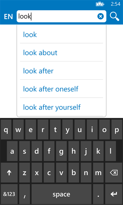 German English dictionary ProDict Screenshots 1