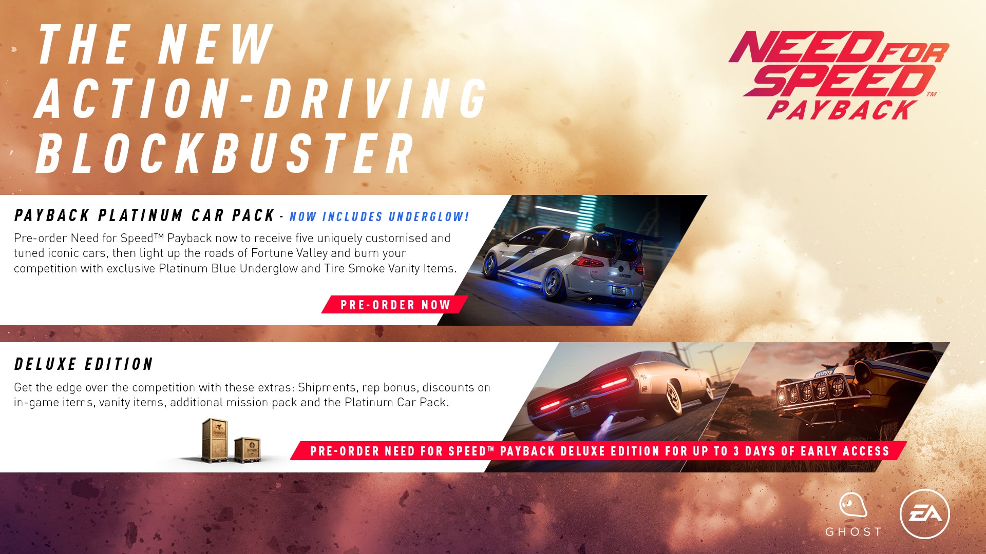 Need For Speed Payback — Издание Deluxe on XOne — price history,  screenshots, discounts • Россия