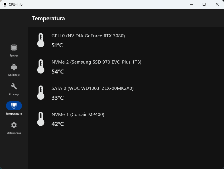 CPU-Info screenshot