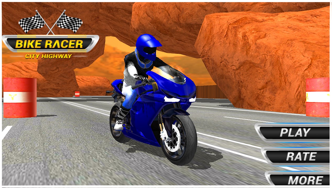 Bike Racer City Highway - Motorcycle Stunts Racing screenshot