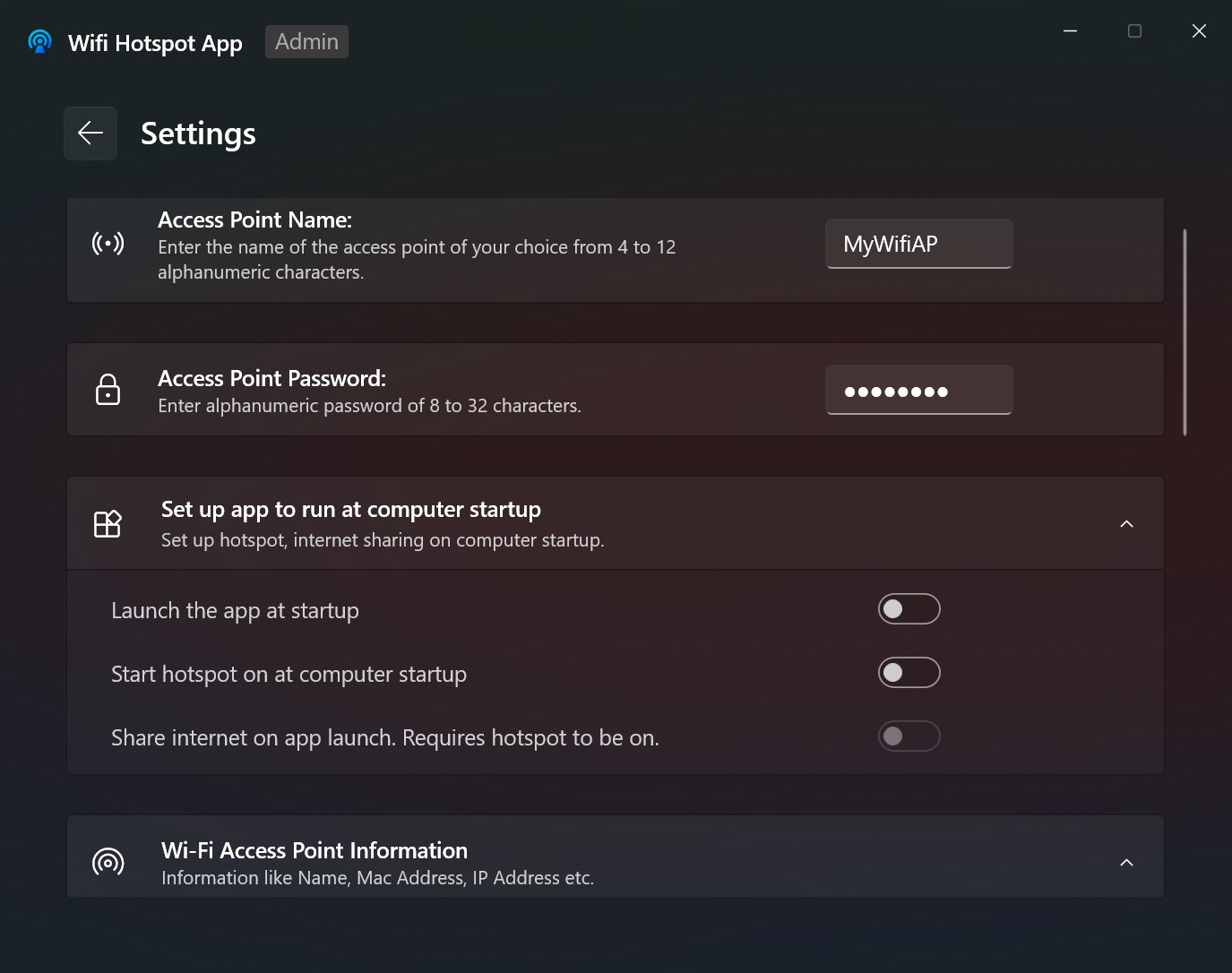 WiFi Hotspot (Access Point) Descargar e instalar en Windows