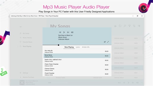 MP3 Player - Music Player & Equalizer screenshot 6