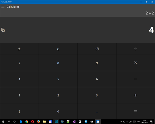 Calculator UWP screenshot 4