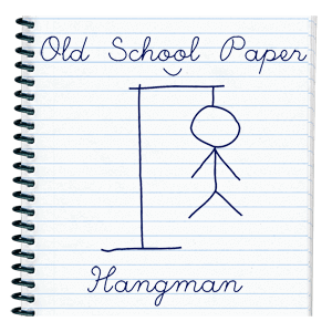 Old School Paper Hangman