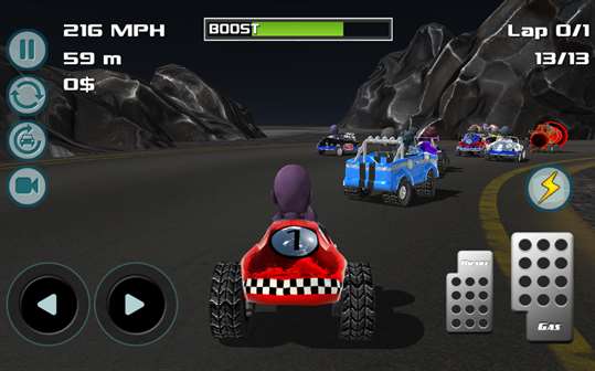 Car Racing 3D: Cartoon screenshot 1