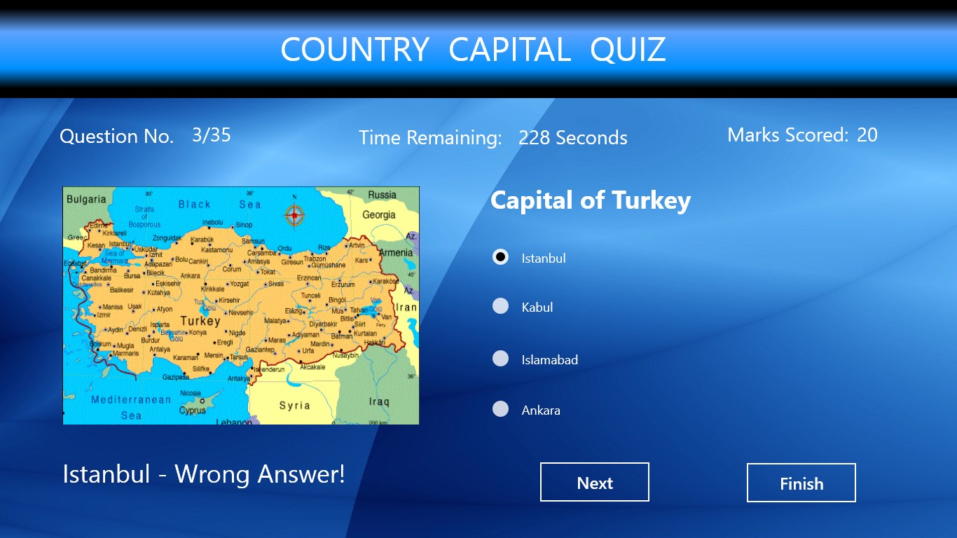 Capital quiz