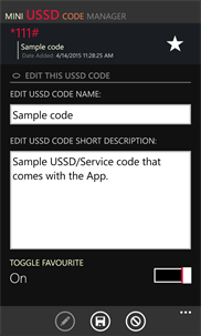 Mini USSD Code Manager screenshot 4