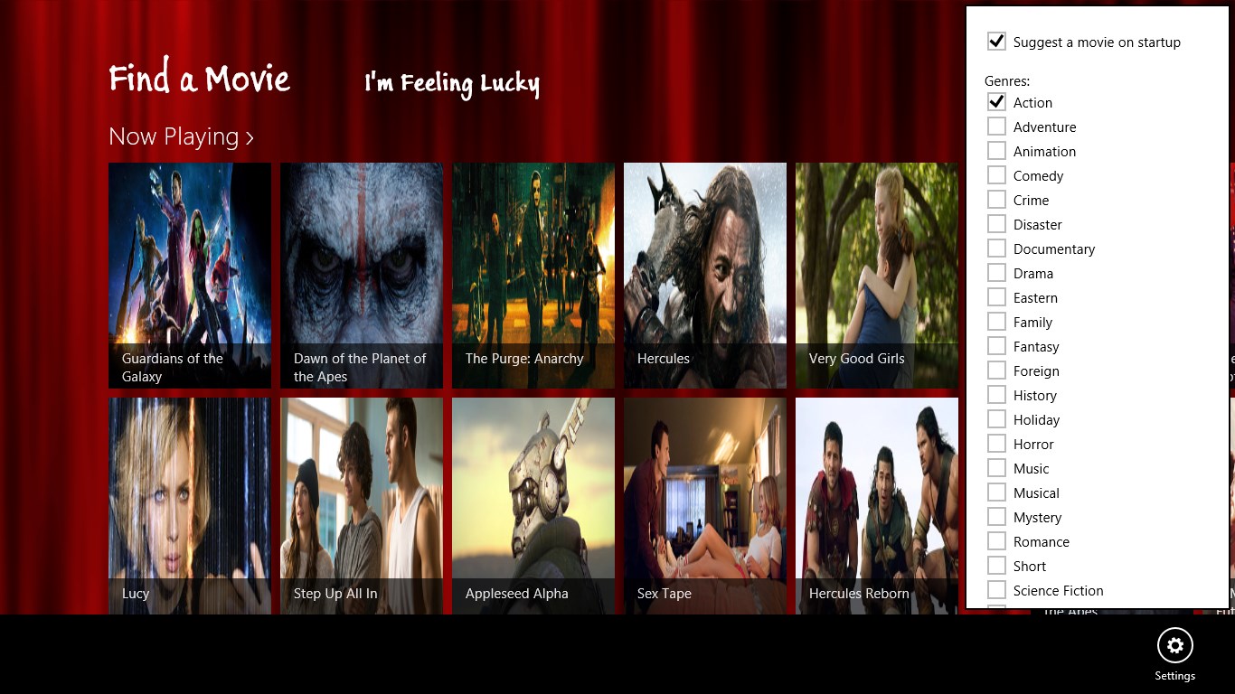 Find a Movie for Windows 10