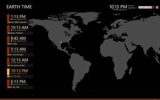 Earth Time screenshot 1