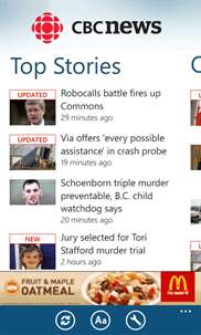 CBC News screenshot 2