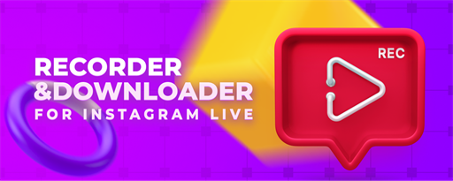 MasterReco. Recorder for Instagram Live marquee promo image