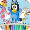 Bluey Coloring Book
