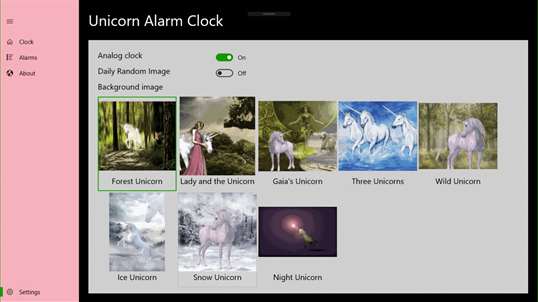 Unicorn Alarm Clock screenshot 2