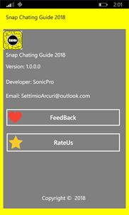 Snap Chating Guide 2018 screenshot 10