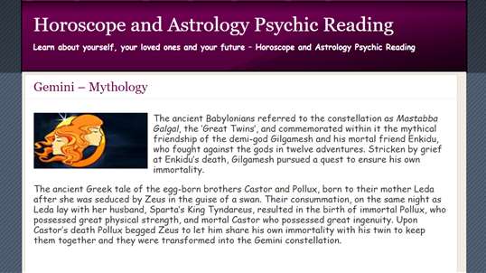 Gemini Horoscope and Astrology screenshot 1