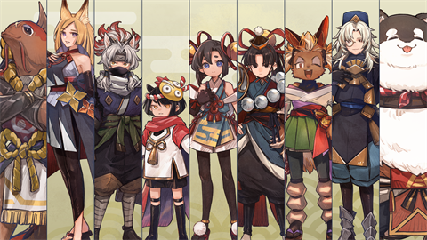 永久與神樹的祈願者 祈願者們的更衣套組