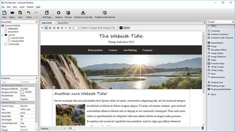 RocketCake Responsive Website Designer Free Screenshots 1