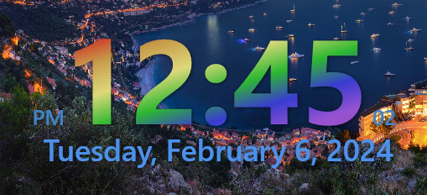 #9. 12g Invisible Clock (Windows) Podle: 12g Inc.